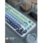 Beautiful Landscape 104+34 / 54 Cherry Profile Keycap Set Cherry MX PBT Dye-subbed for Mechanical Gaming Keyboard